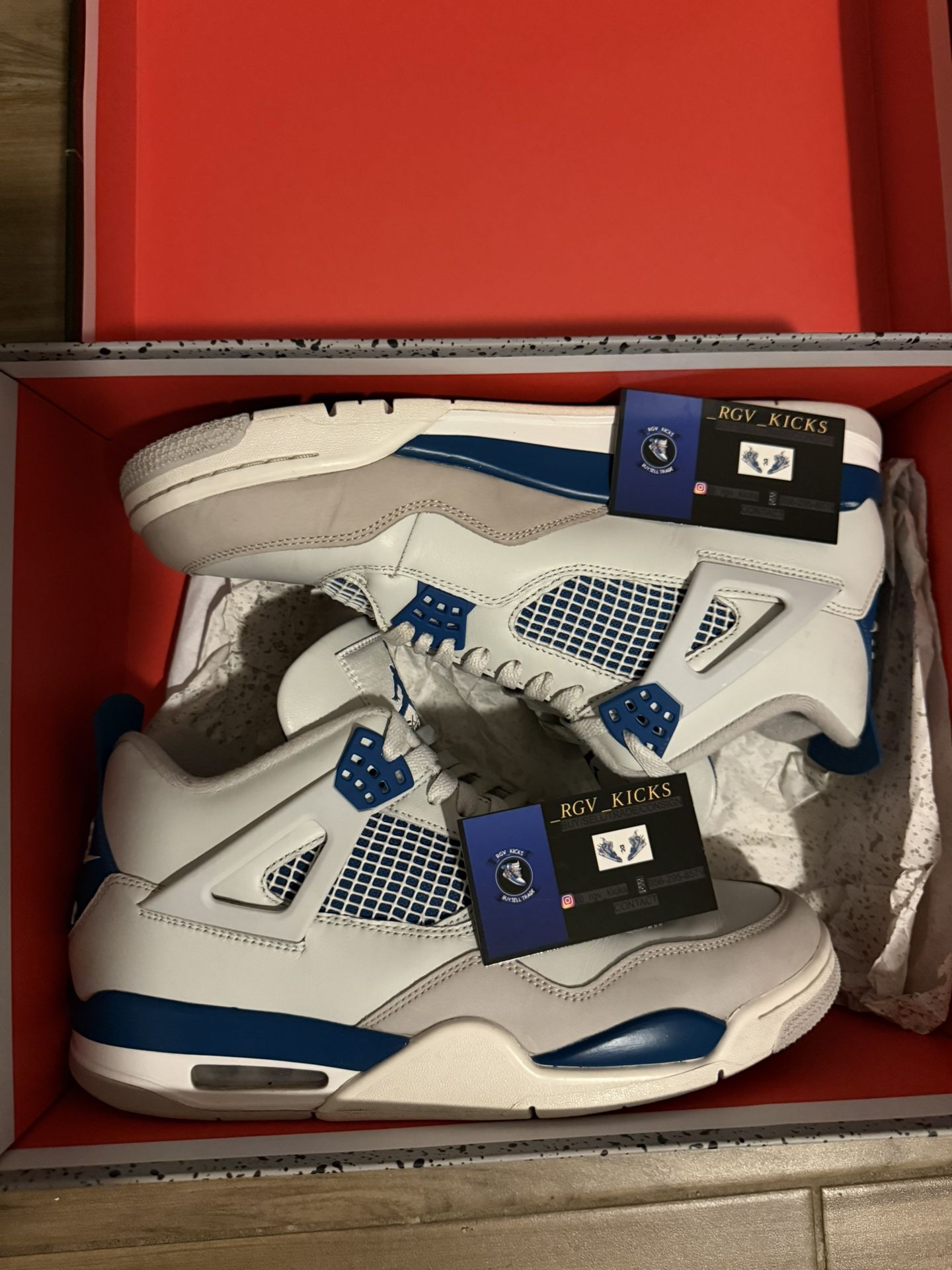 Jordan Retro 4 Military Blue Size 11.5