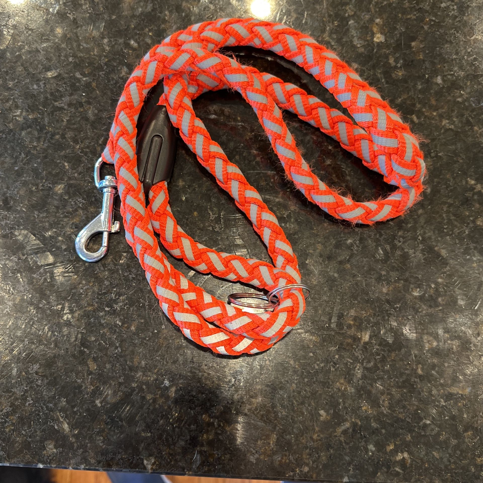 Westminster PetReflective Safety Leash, 6 Ft L, 5/8 in W, Nylon Line, Orange, L Breed,