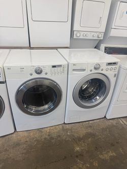 Used LG Washer And Gas Dryer Front Load
