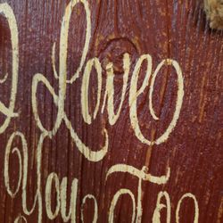 Farmhouse Rustic Plaque With Burlap Hangef