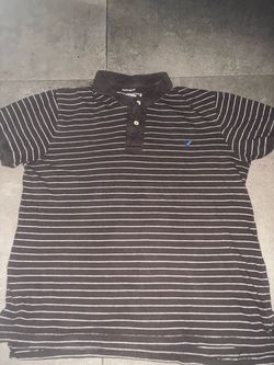 American Eagle Vintage Fit Striped Polo Shirt