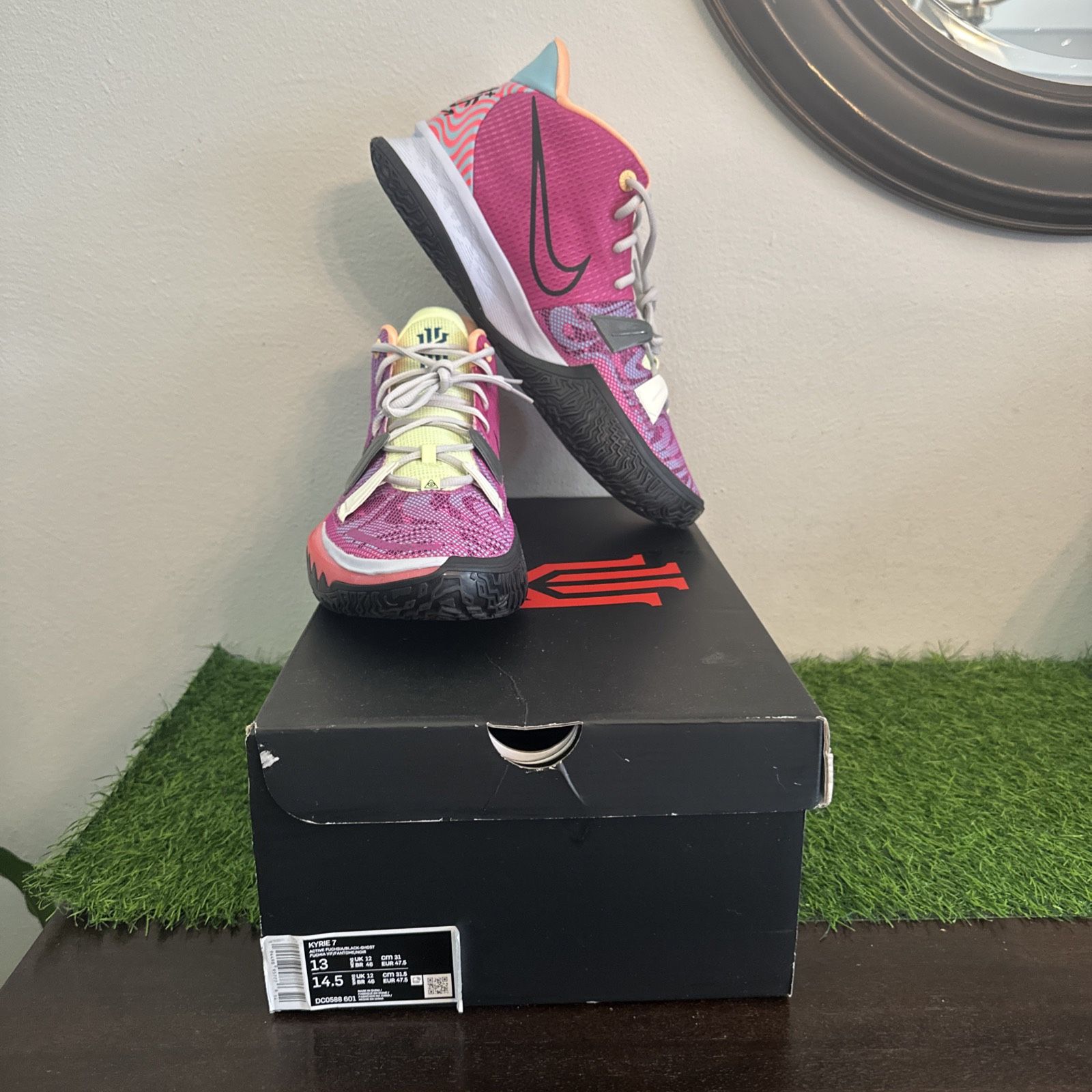 Nike Kyrie 7 Creator wear-resistant Mid-top basketball shoes DC0588-601 Size 13