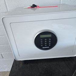 White Key Pad Security Safe