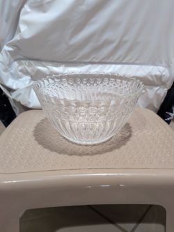 Decorative Glass Salad Bowl