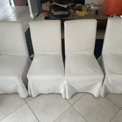 White dinning Chairs