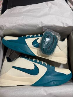 Kobe 5 Protro Caitlin Clark Coconut Milk  Spruce Size 10.5