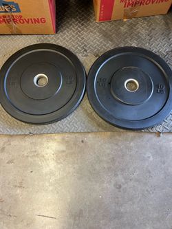Bumper plates and bar