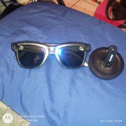 Meta glasses with charging / connection stand (replace case/ no case)
