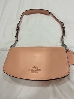 peach coach bag