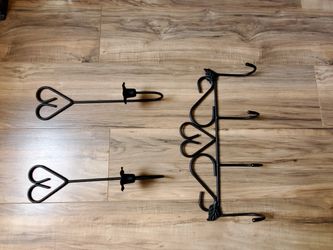 Key holder and candle holders