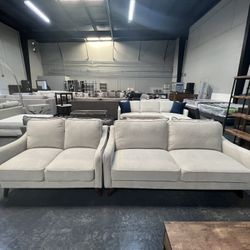 2pc Beige Sofa & Love Seat on Sale Now!!!
