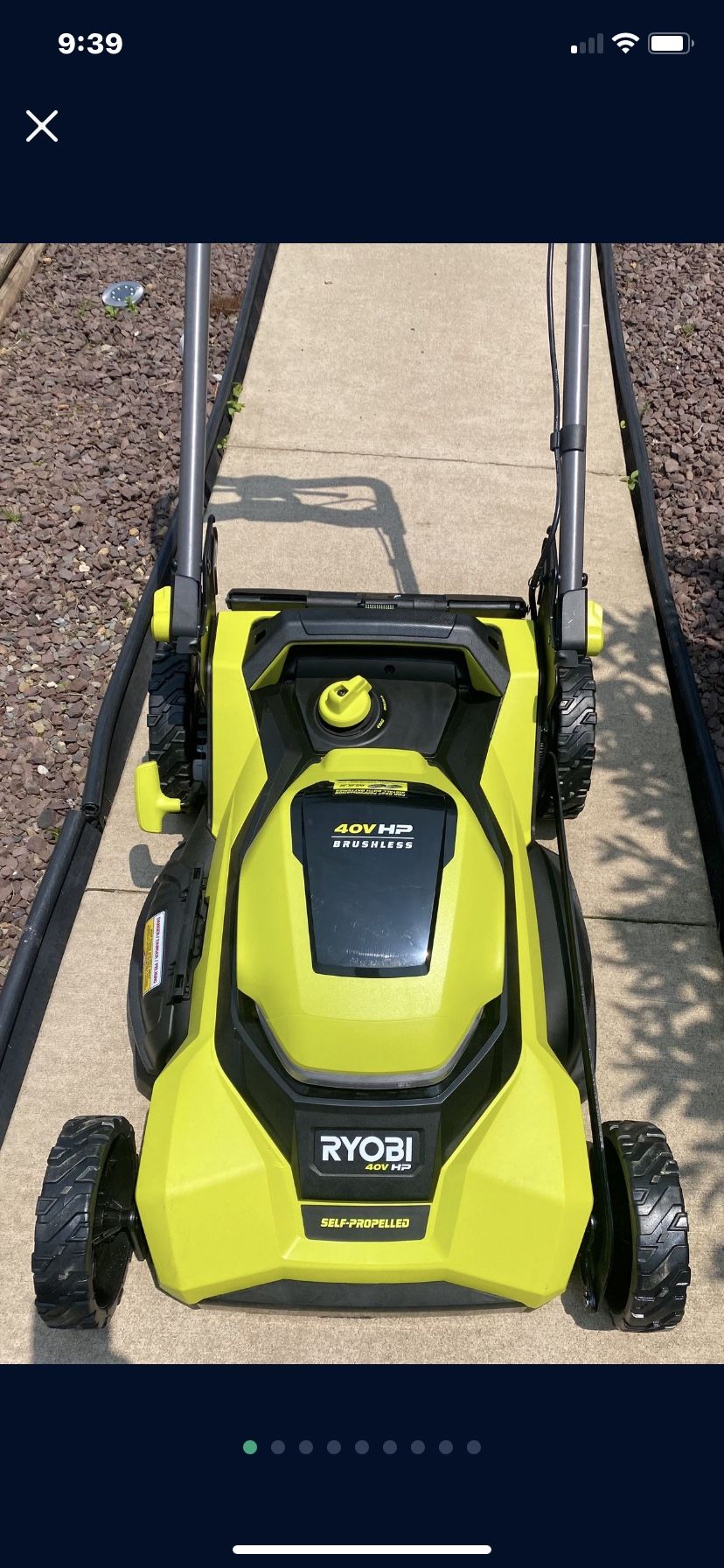 Brand New Ryobi 40v 21” Mower