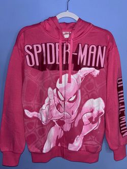 Pink Marvel Spiderman Zip Up