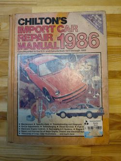 Chilton's Repair Manual Import Cars 1(contact info removed) Part# 7577