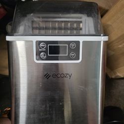 ecozy Ice Cube Maker Countertop, 45 lbs Per Day Ice Machine