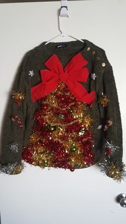 Super Ugly but Comfy Christmas Sweater, size M/L