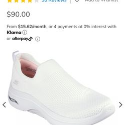 SKECHERS Size 7 GO WALK Arch Fit 2.0 -Paityn