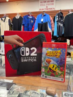 Nintendo Switch 2 Console 256GB Black w/ Joy-Con + PAC-MAN WORLD 2 Re-PAC