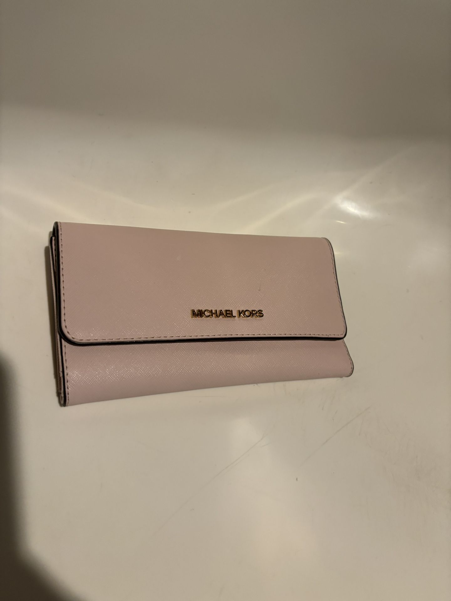 Michael Kors Pink Trifold Wallet