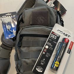 New Backpack, Flashlight, Whistle