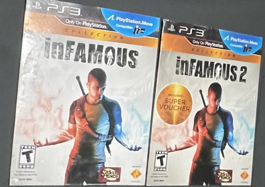 Infamous Game And Infamous 2 PS3