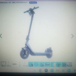 NIU Electric Scooter No Charger