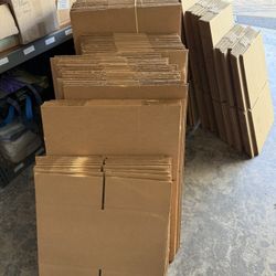 New Cardboard Boxes, Sizes In The Last Picture. 