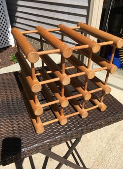 Mid Century Wine Rack