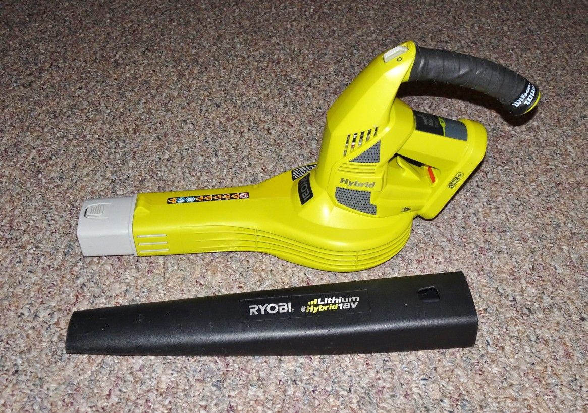 Ryobi Hybrid Leaf Blower Battery & Electric