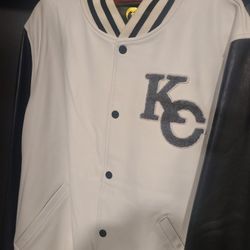 Manamoon BEWD Leather Letterman Jacket