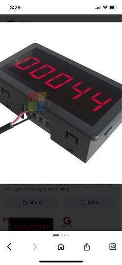 ROCKSON RS5135 Electronic 5-digit Counter Meter Panel large screen DC12-24V