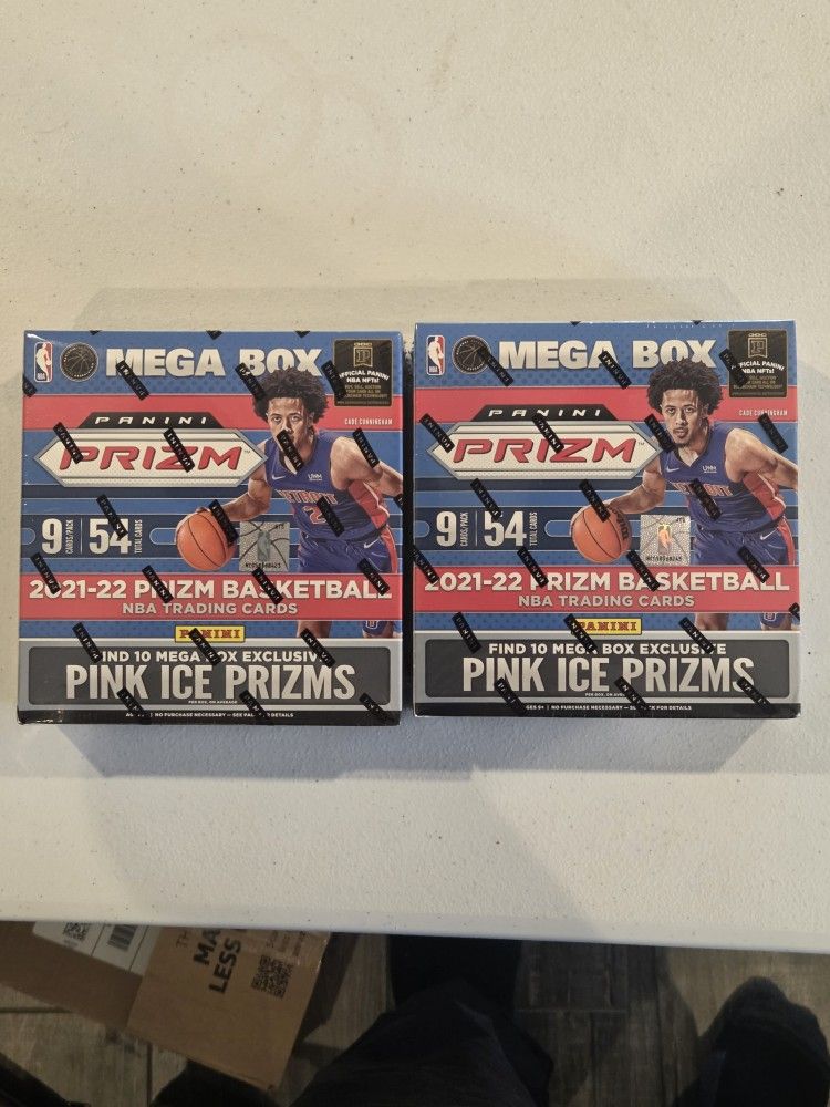 UNOPENED! 2021-22 Panini Prizm Basketball NBA Trading Cards - Walmart Exclusive Mega Box