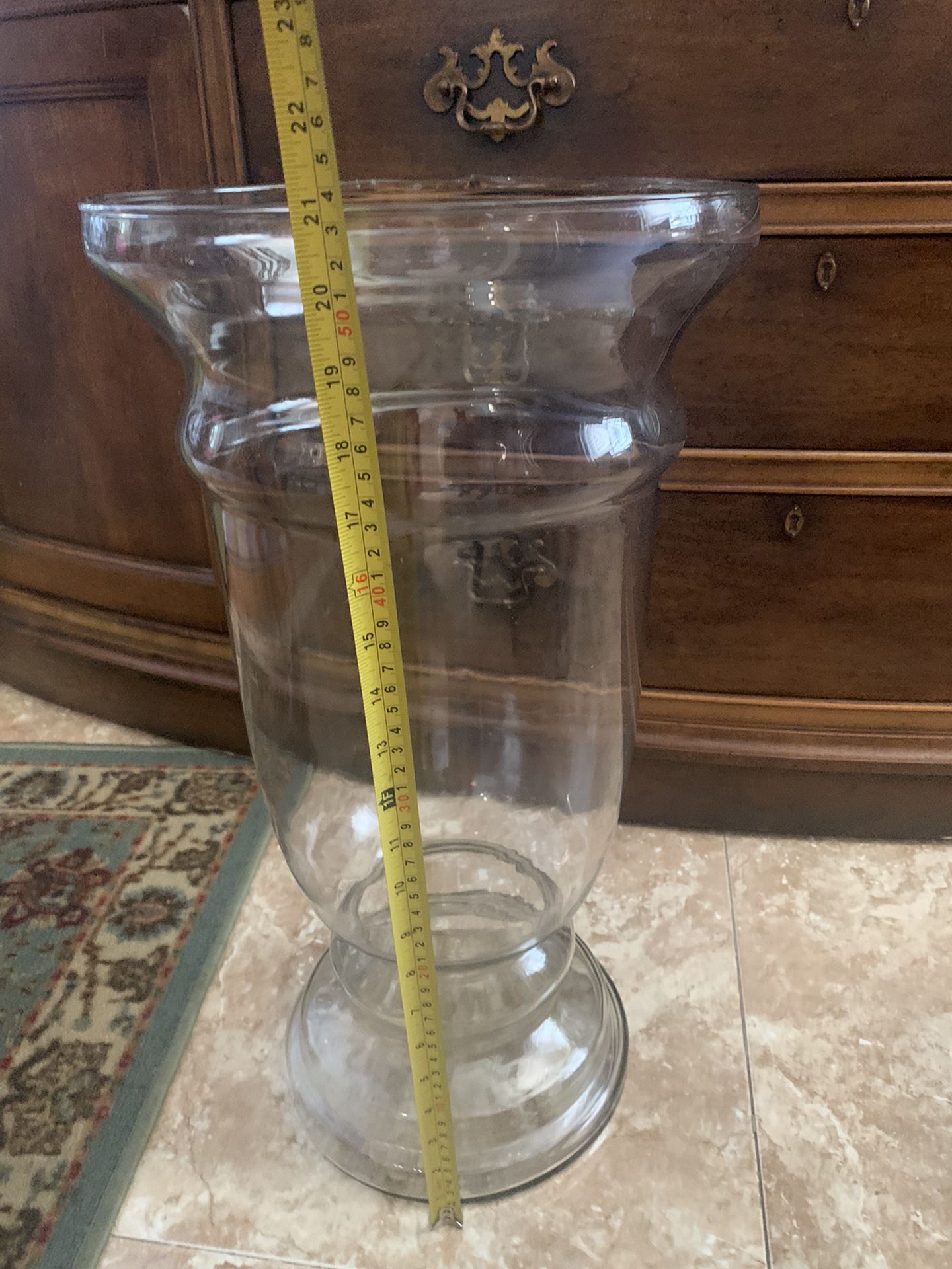 Tall Glass Vase