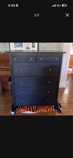 IKEA Malm Dresser Black.