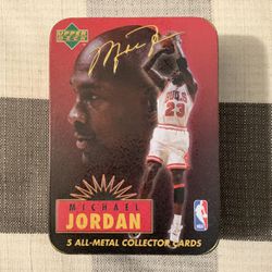 Michael Jordon 5-all Metal Collector Cards