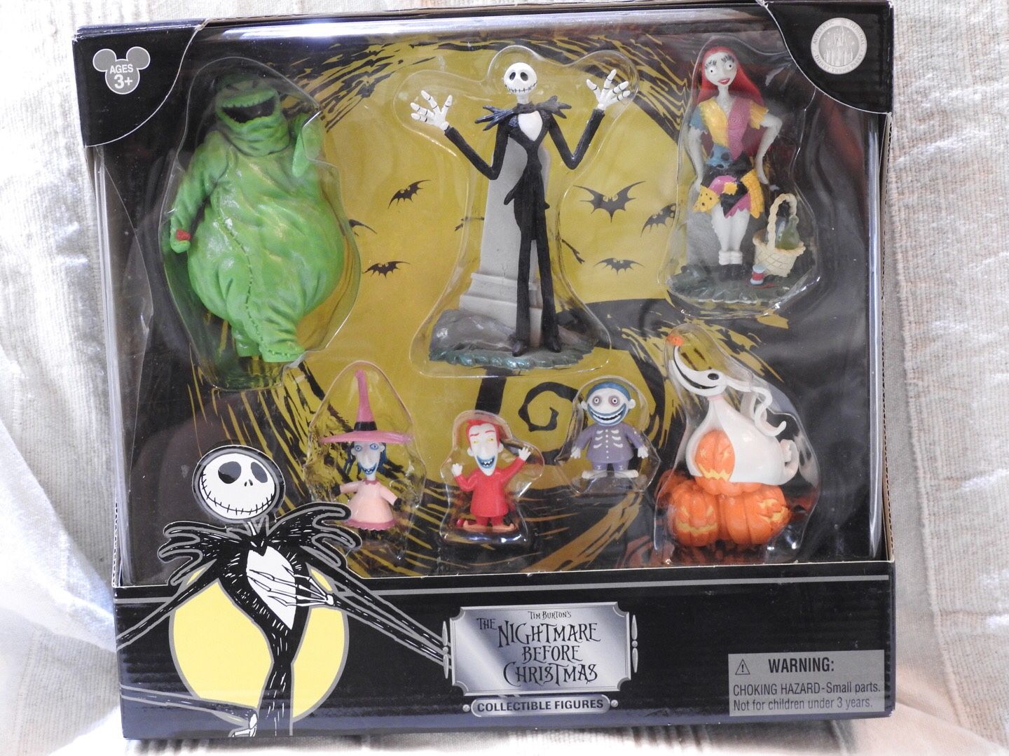 Nightmare Before Christmas Disney Parks Exclusive Jack Skellington 7 Pc. Figurine Playset