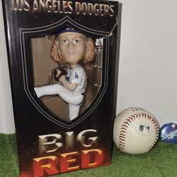 LOS ANGELES DODGERS Dustin May Bobblehead Big Red 2022 
Excellent 
New /small damage on box