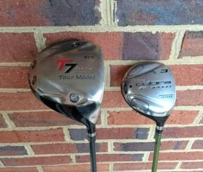 Taylormade R7 Clone Driver + Cobra 3-Wood. Both for $60