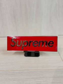 Supreme Car Emblem Red.
