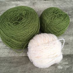 Mixed Lot Shetland Wool and Handspun Yarn