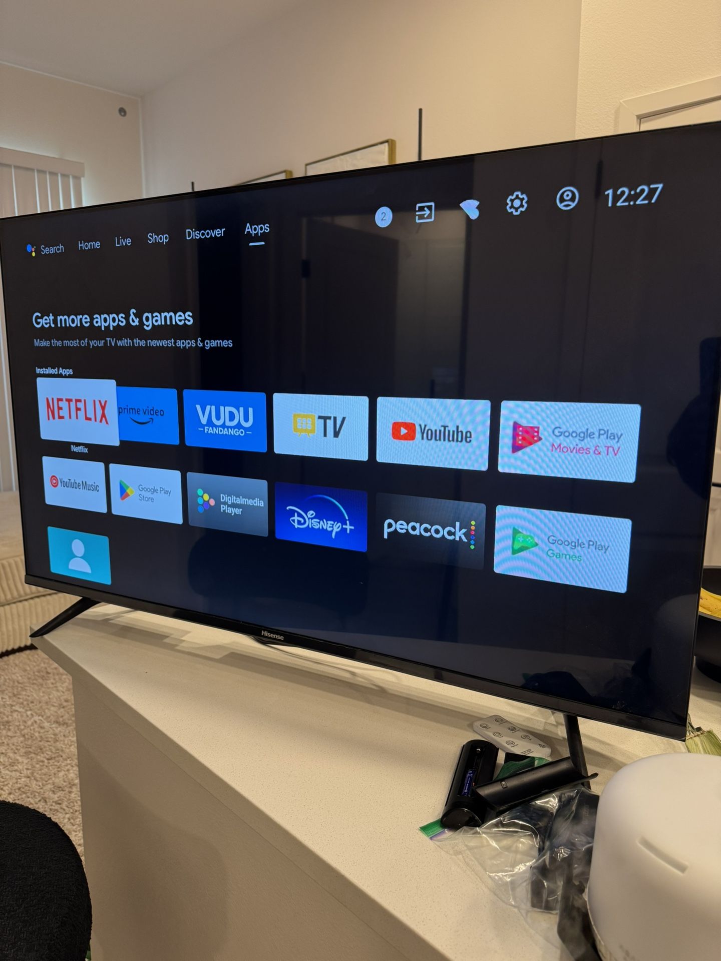 Hisense 43-inch Smart android TV Model No.: 43A4H