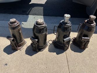 Heavy Duty Hydraulic Jacks Good Condition