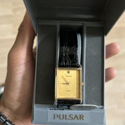 Gold Plated Vintage Pulsar Watch 