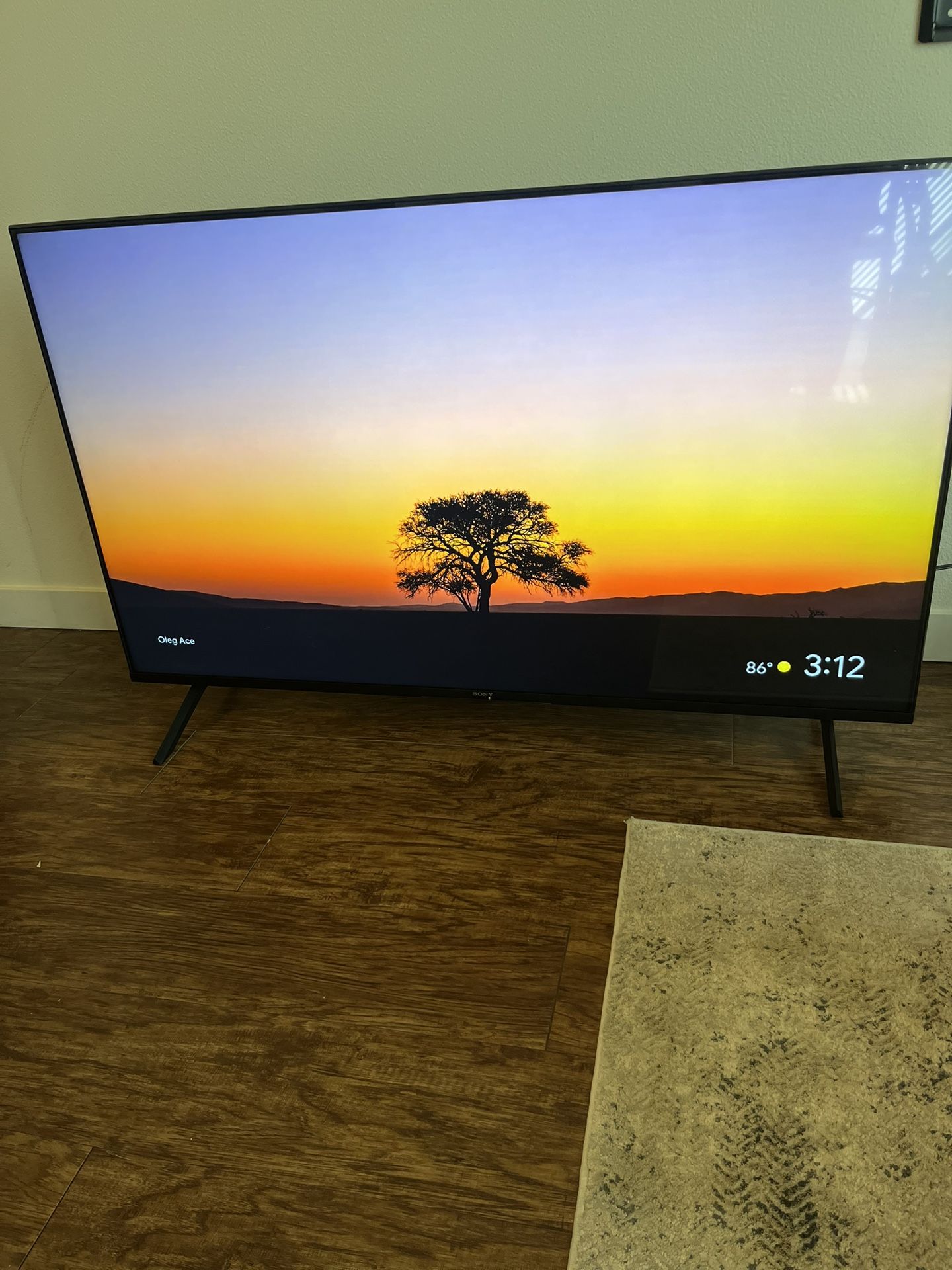 Sony 55” Smart Tv w/ Wall Mount