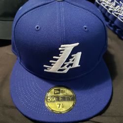 Lakers Royal Blue New Era Fitted Hat