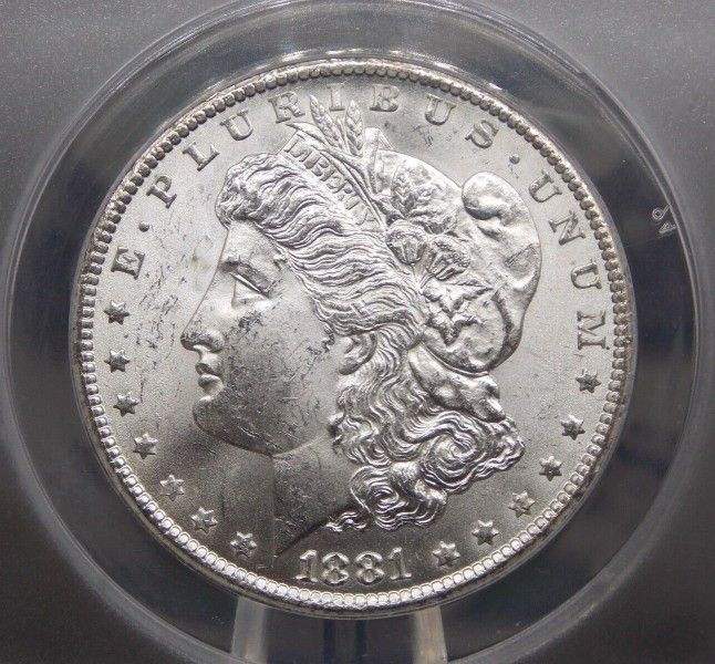 1881 "CC" Morgan SILVER Dollar $1 Unc BU Uncirculated