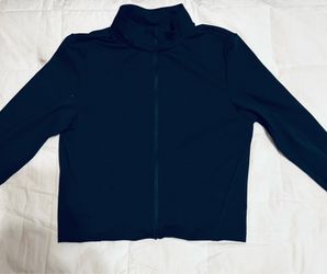 Harmony Balance Black Crop Zippered Jacket - Size S/P