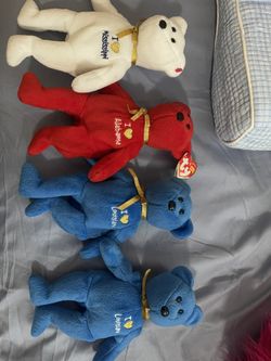 TY BEANIE BABIES STATE BEAR