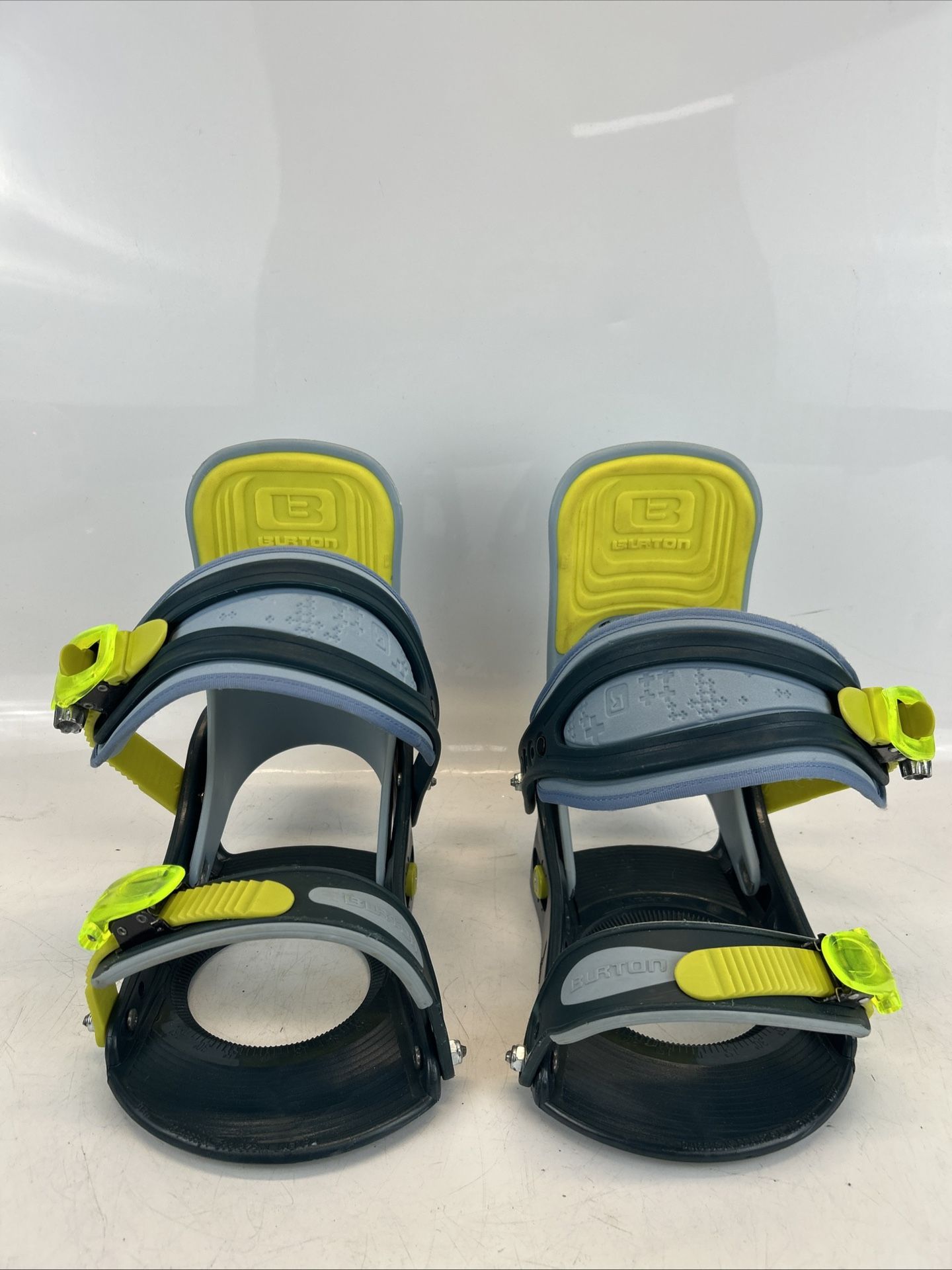 Burton FS Freestyle Snowboard Bindings, Blue, Size Large