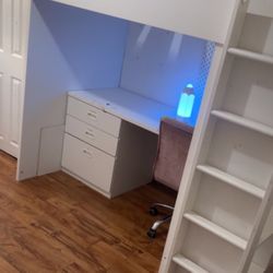 Twin Size Desk Bed